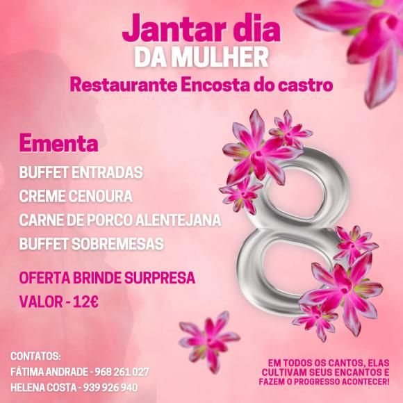 Jantar dia da Mulher 2024