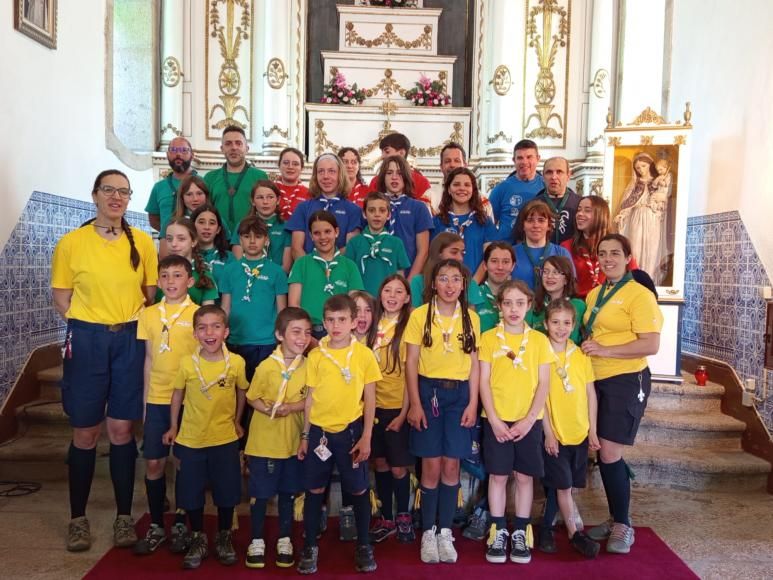 Agrupamento de Escuteiros 1393 - Fornos de Algodres deslocou-se at&eacute; ao Santu&aacute;rio de Nossa Senhora dos Milagres