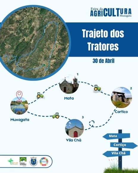 1&ordm; Passeio de Tratores da Muxagata